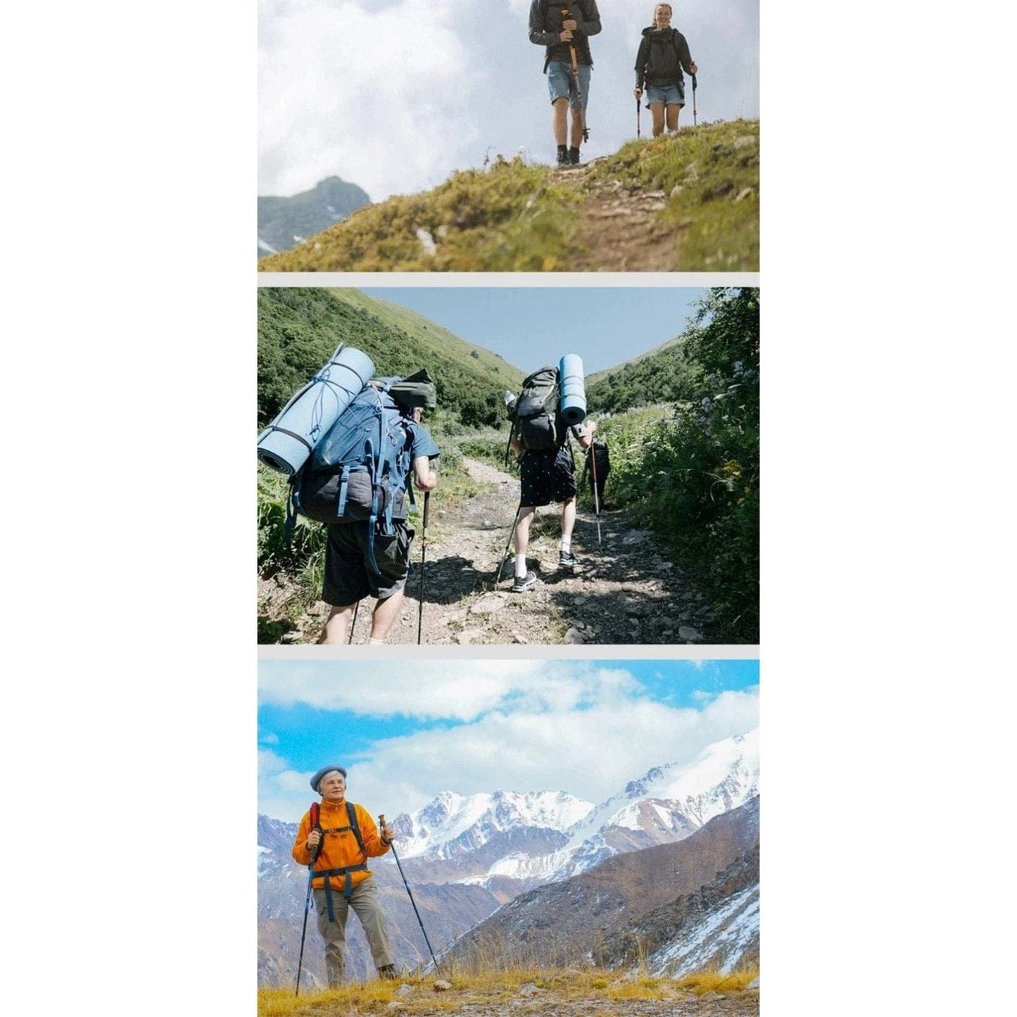 bâton de randonnée télescopique