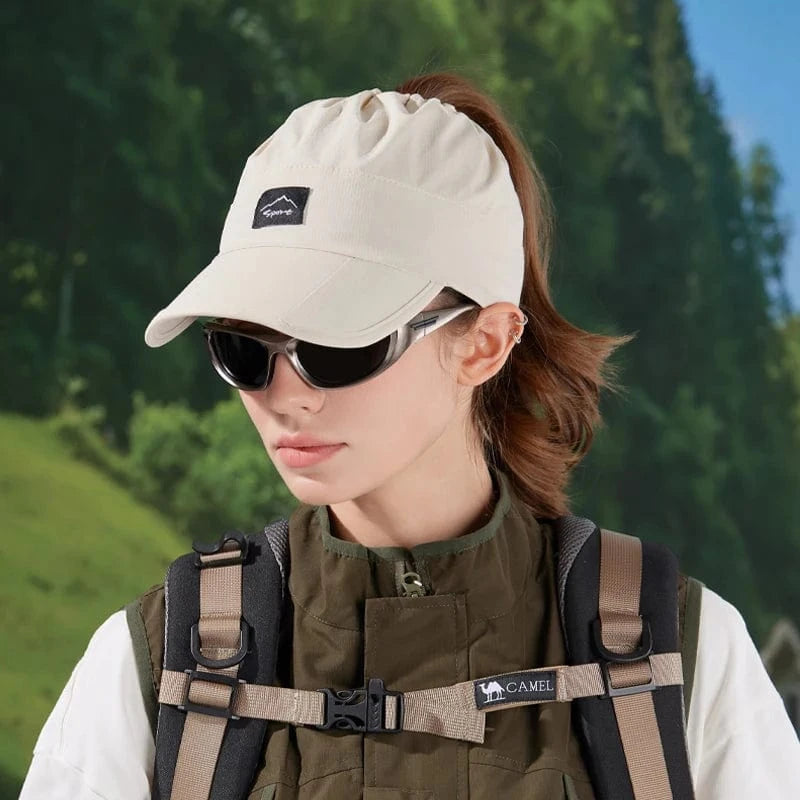 casquette randonnée femme beige / Unique
