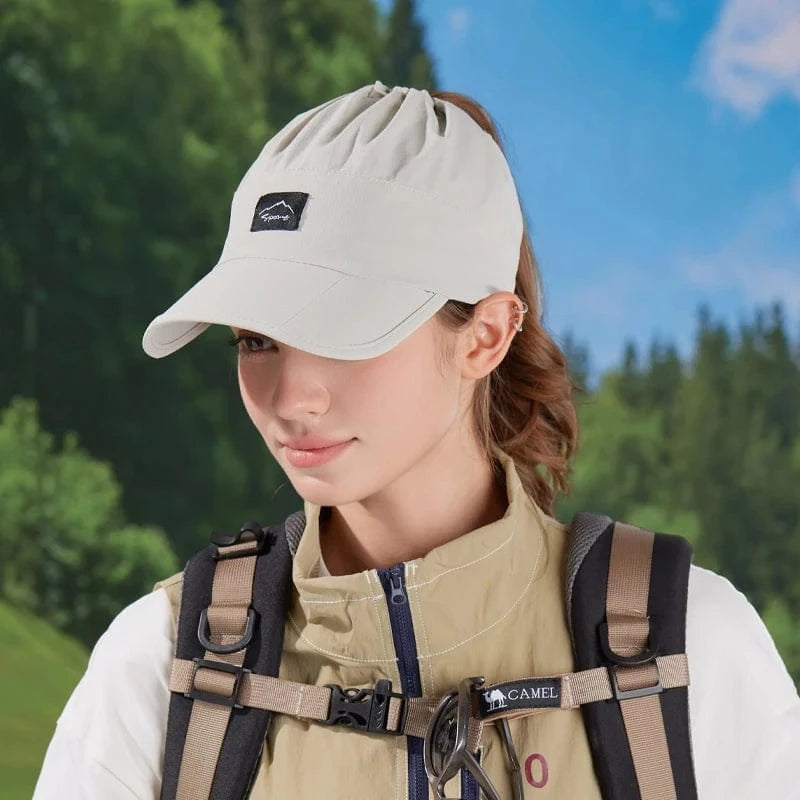 casquette randonnée femme Gris clair / Unique