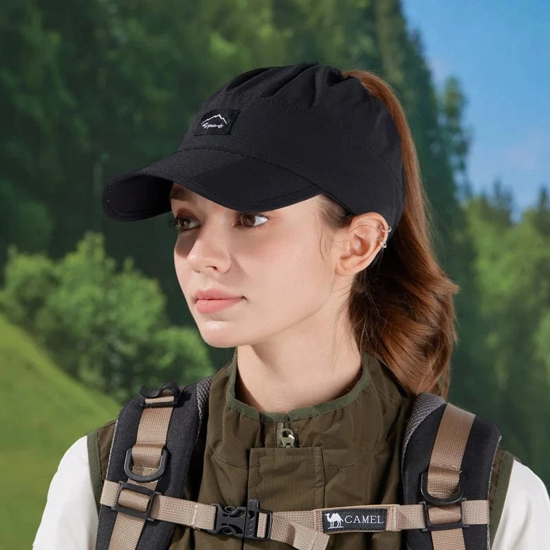 casquette randonnée femme Noir / Unique
