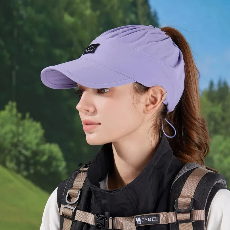 casquette randonnée femme Violet / Unique