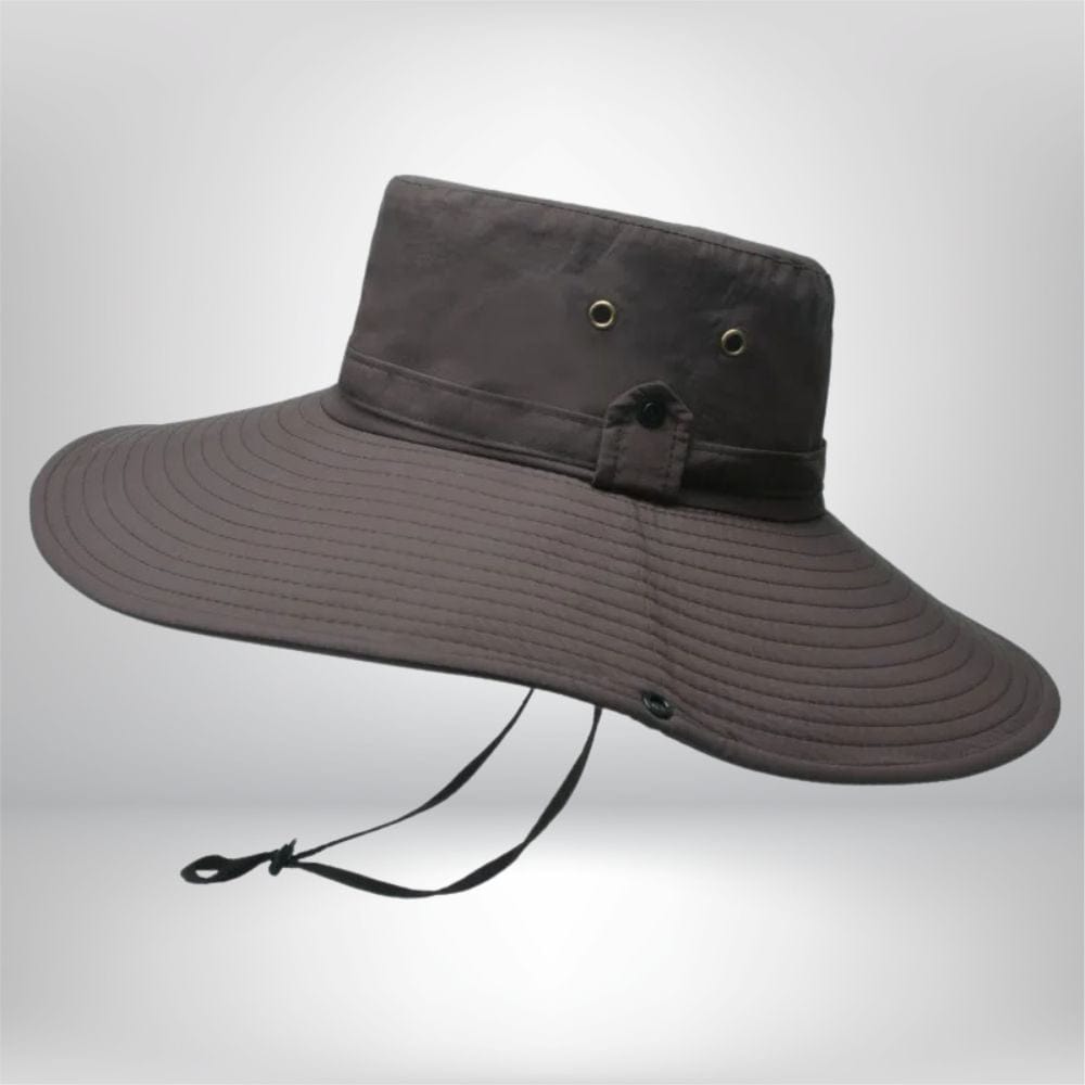 chapeau de randonnée | Homme imperméable Marron foncé / 56-60CM