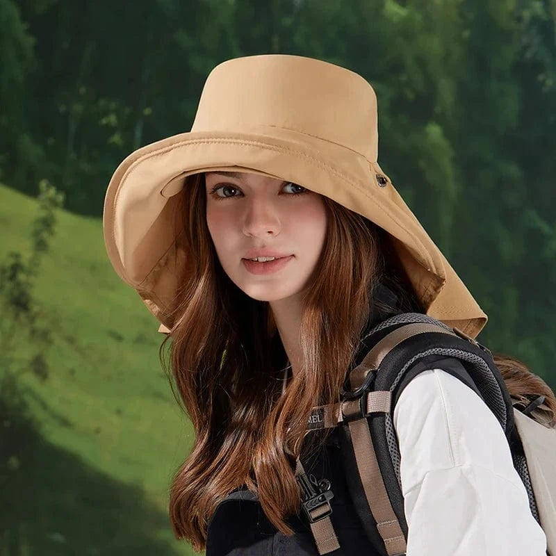chapeau randonnée femme sport aventure Kaki / Taille unique