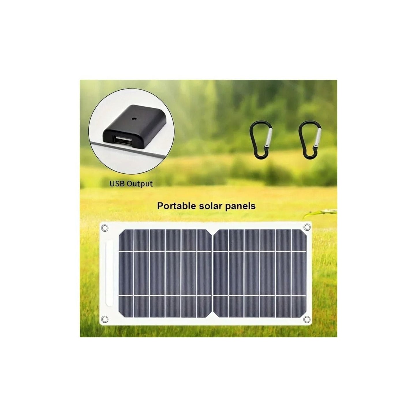 Chargeur solaire portable randonnée 35W