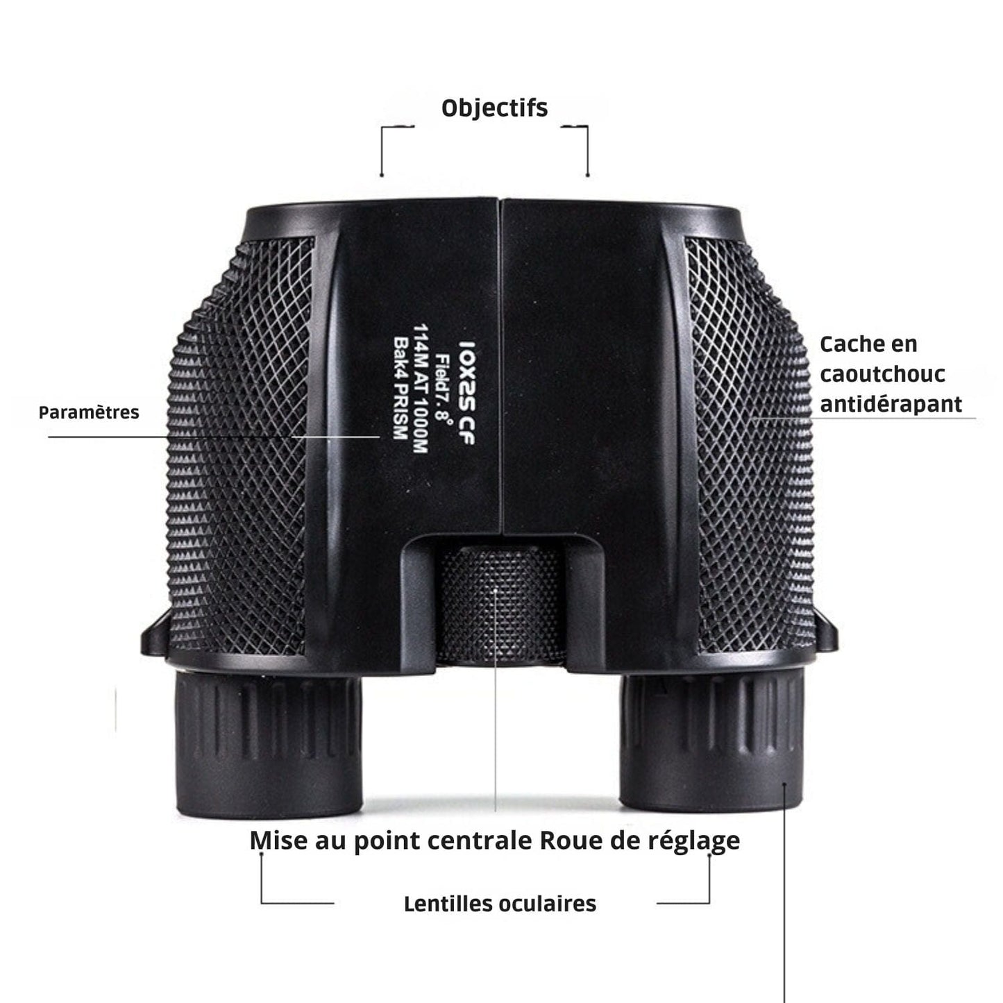 jumelle monoculaire puissante NOIR