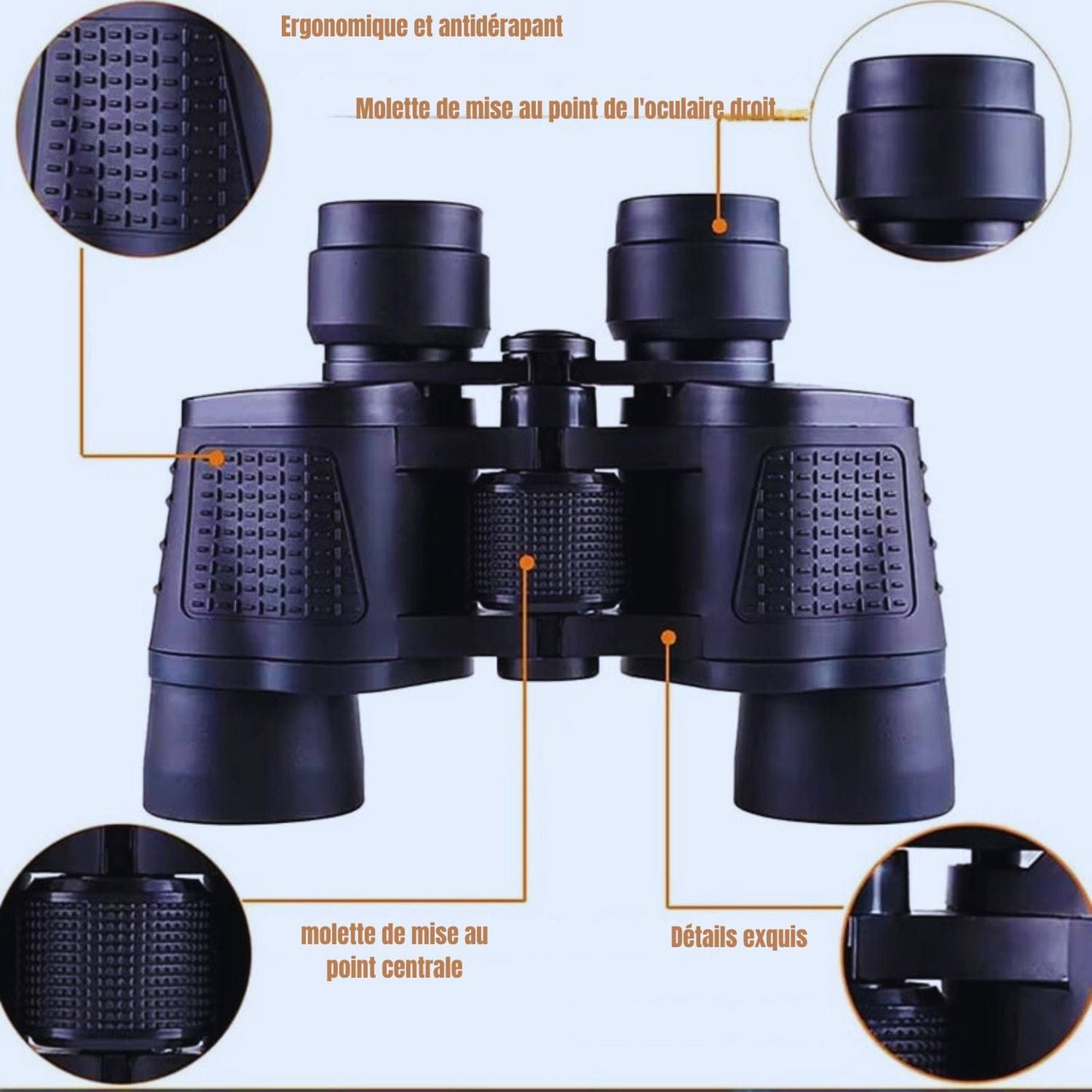 Jumelles légères et puissantes HD Binoculars