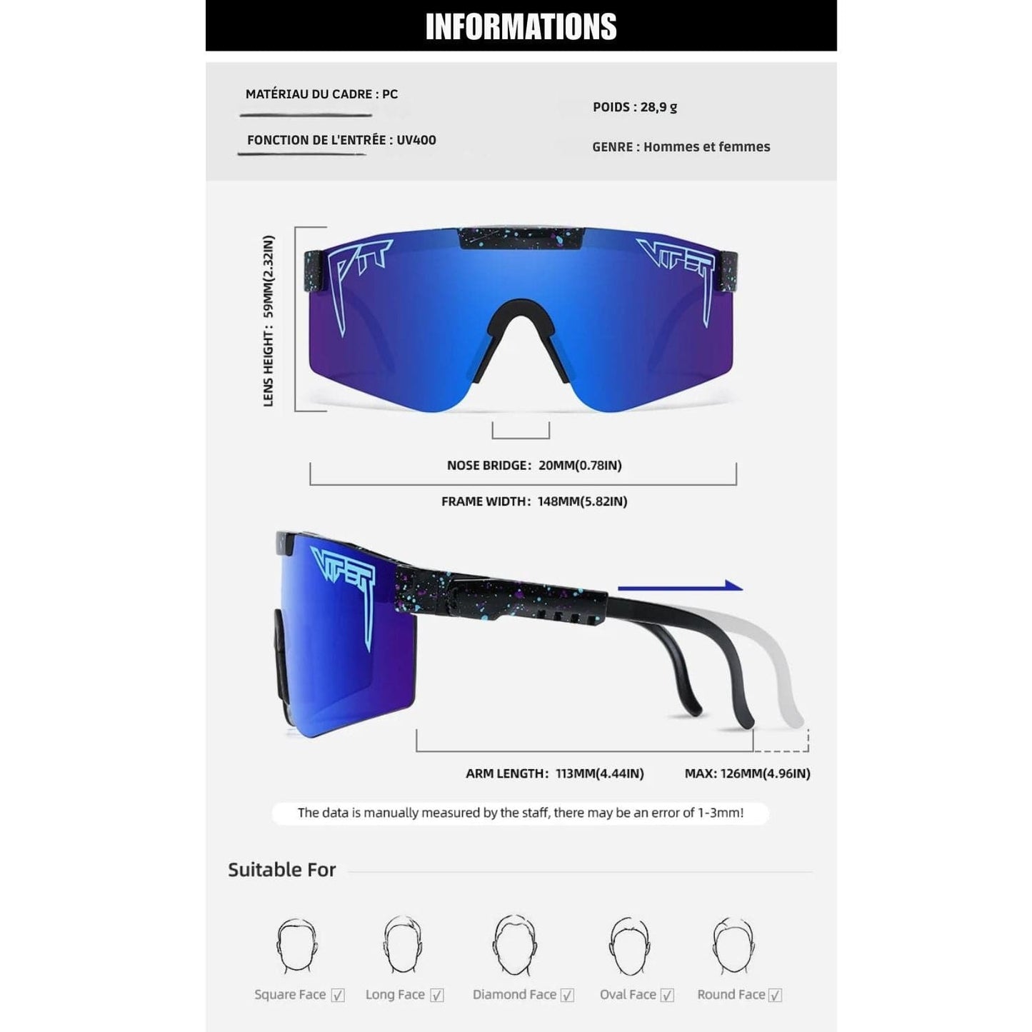 lunettes de soleil randonnée