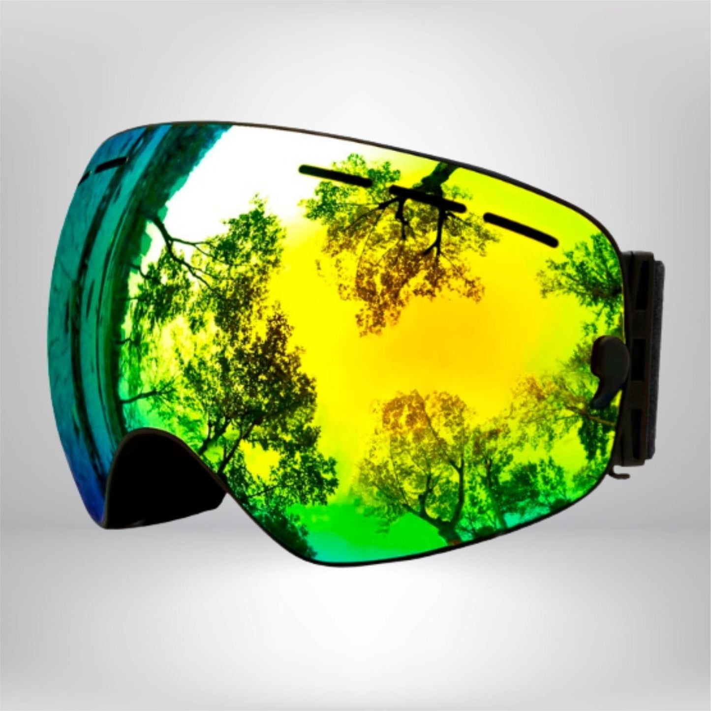 Masque de Ski interchangeable Jaune