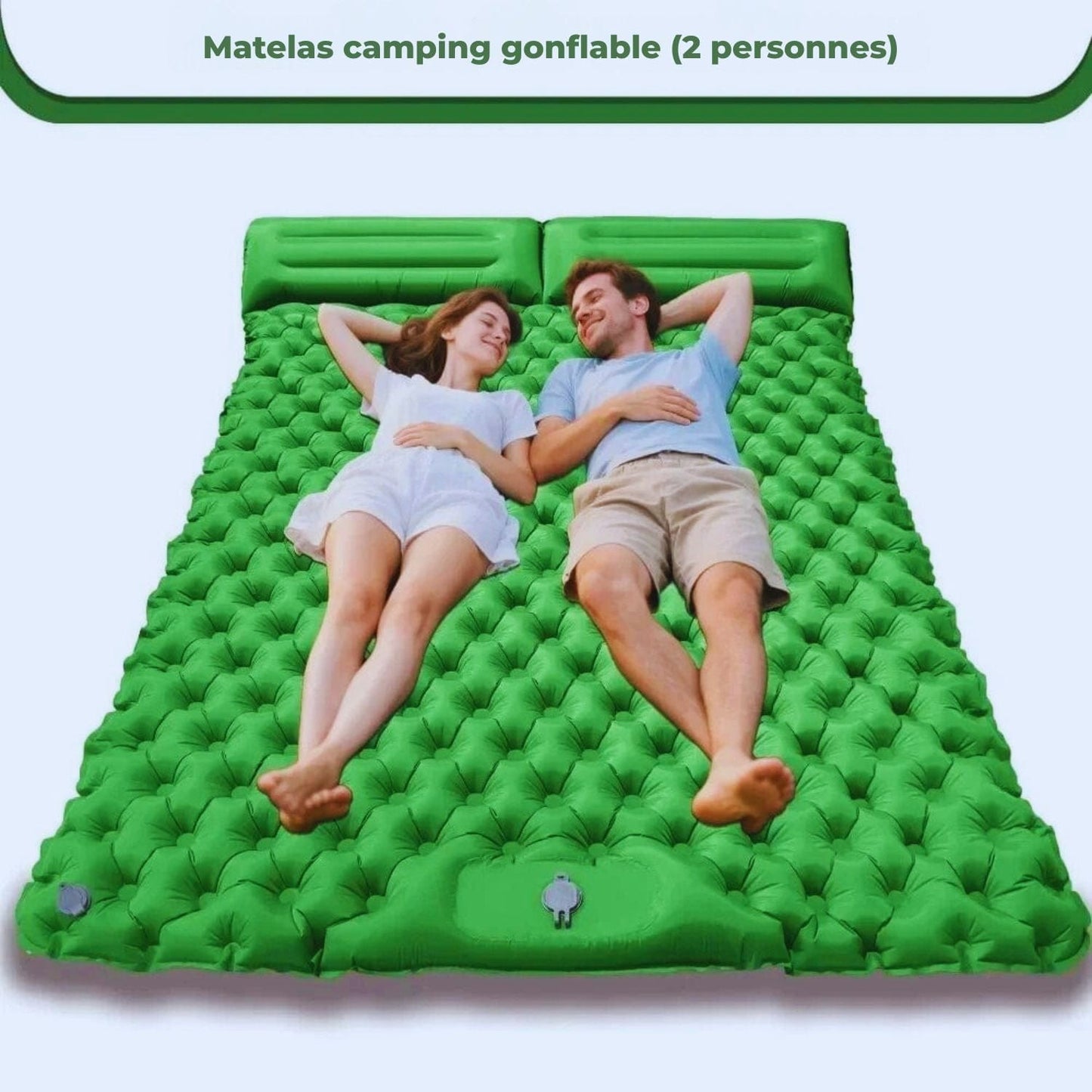 Matelas gonflable camping 2 personnes