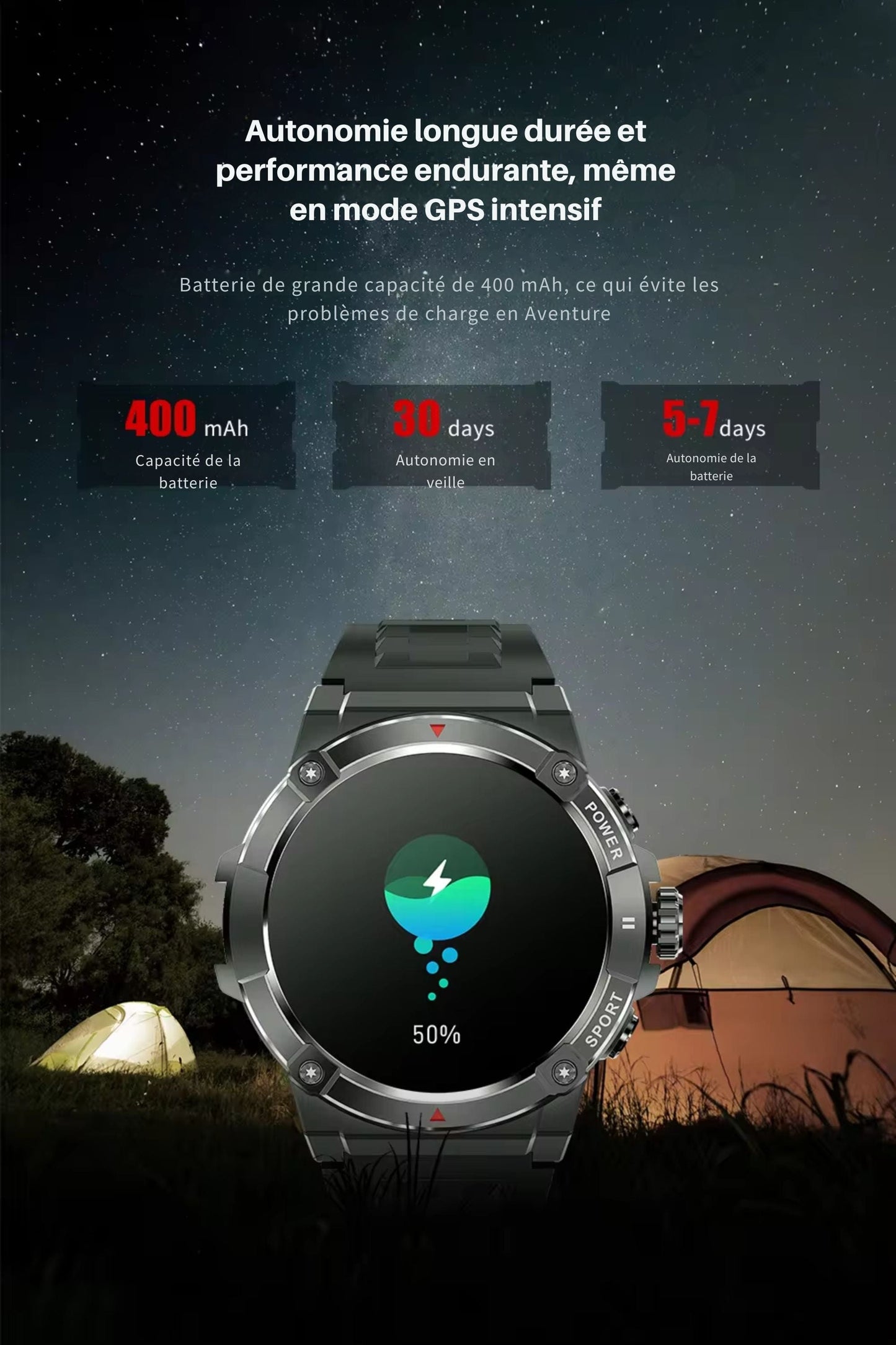 montre gps avec cartographie