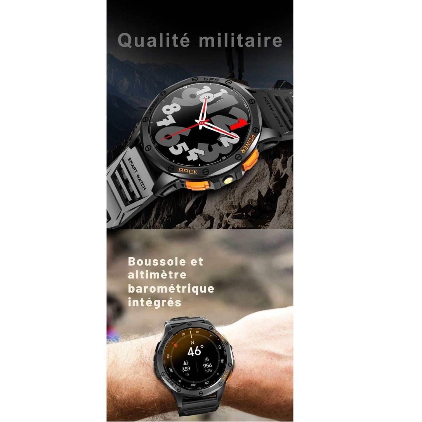 montre gps randonnée avec cartographie