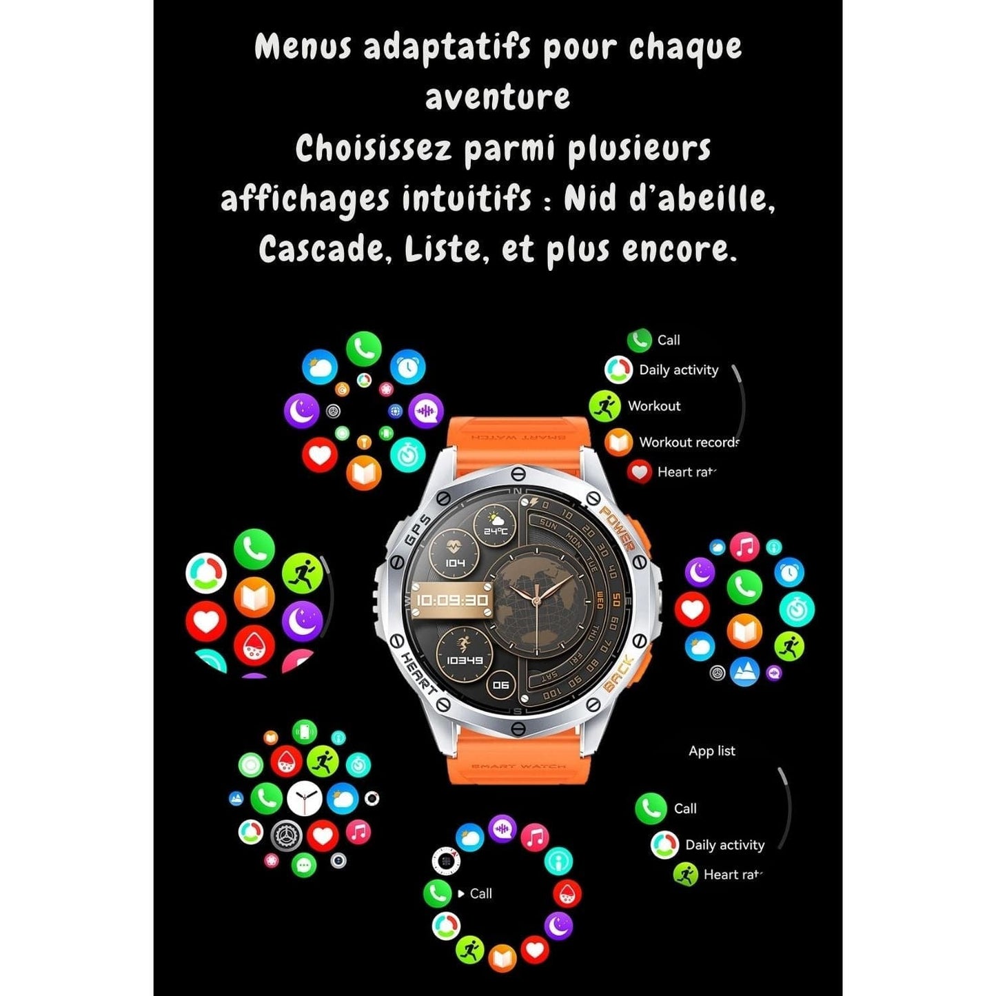 montre gps randonnée avec cartographie