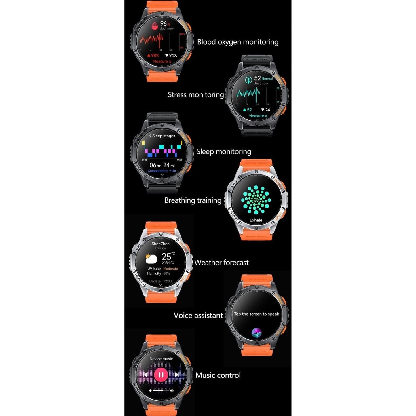 montre gps randonnée avec cartographie