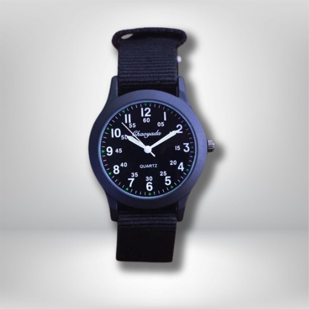 montre sport enfant BLEU-NOIR