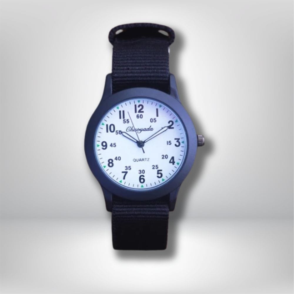 montre sport enfant NOIR-BLANC