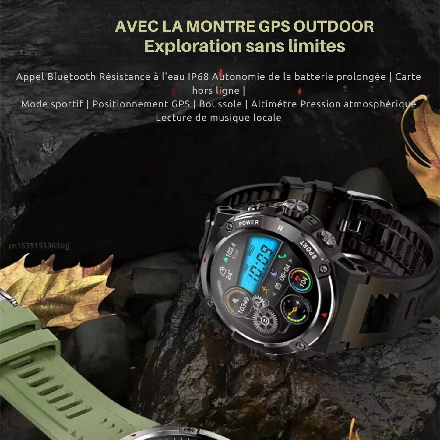montre gps avec cartographie