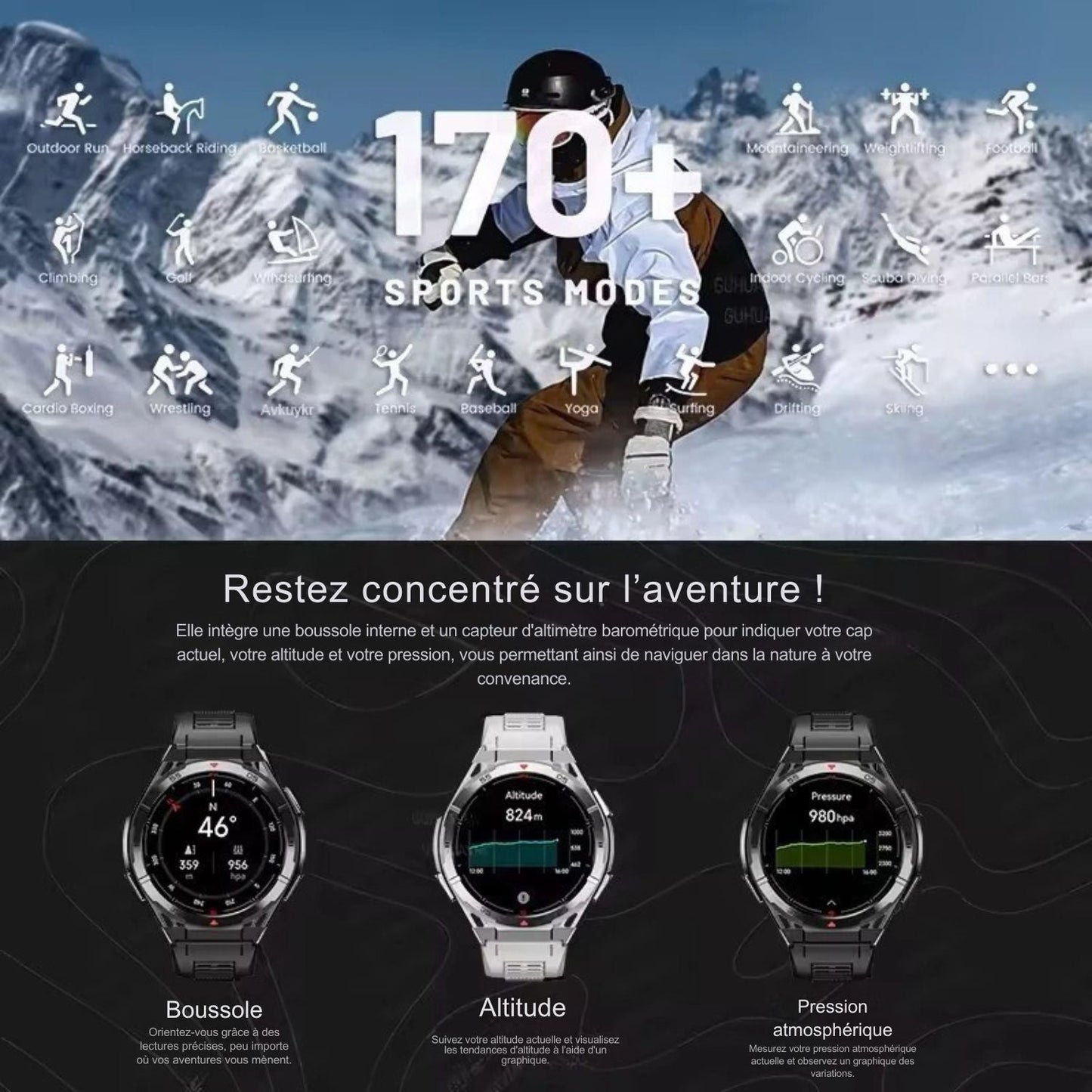 montre gps randonnée