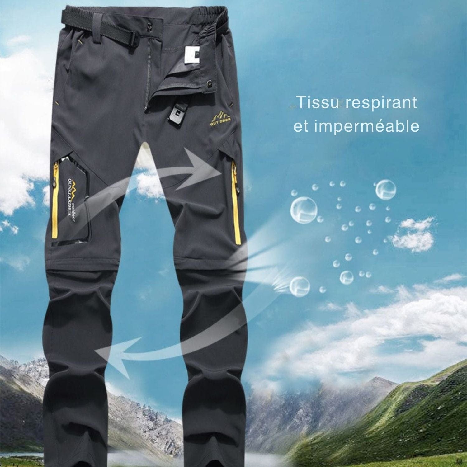 Pantalon de pluie Randonnée | Homme
