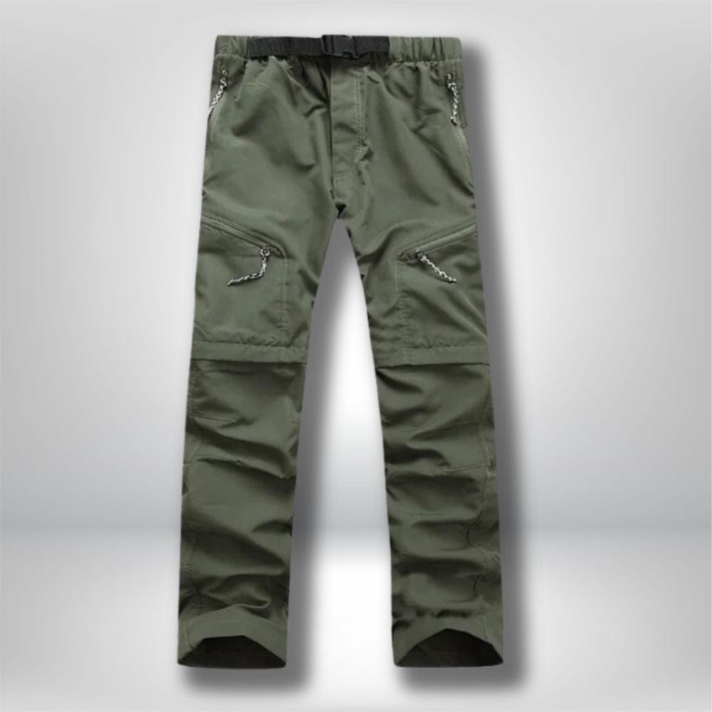 Pantalon randonnée | Convertible homme Vert militaire / taille xxxl