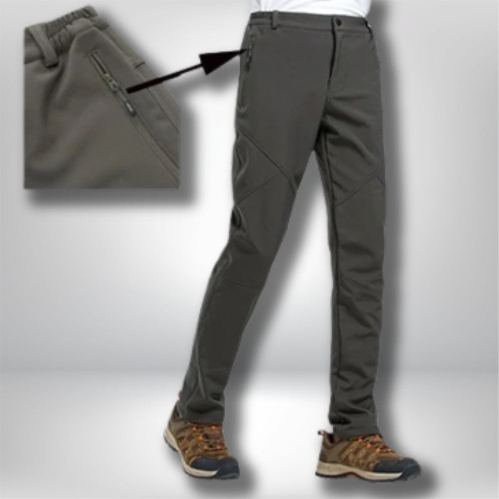 Pantalon randonnée | Hiver homme  Gris Zipper style / S