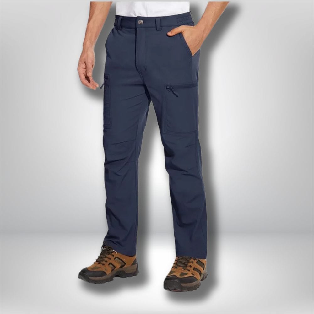 Pantalon randonnée | Homme impermeable Bleu marine / US 30