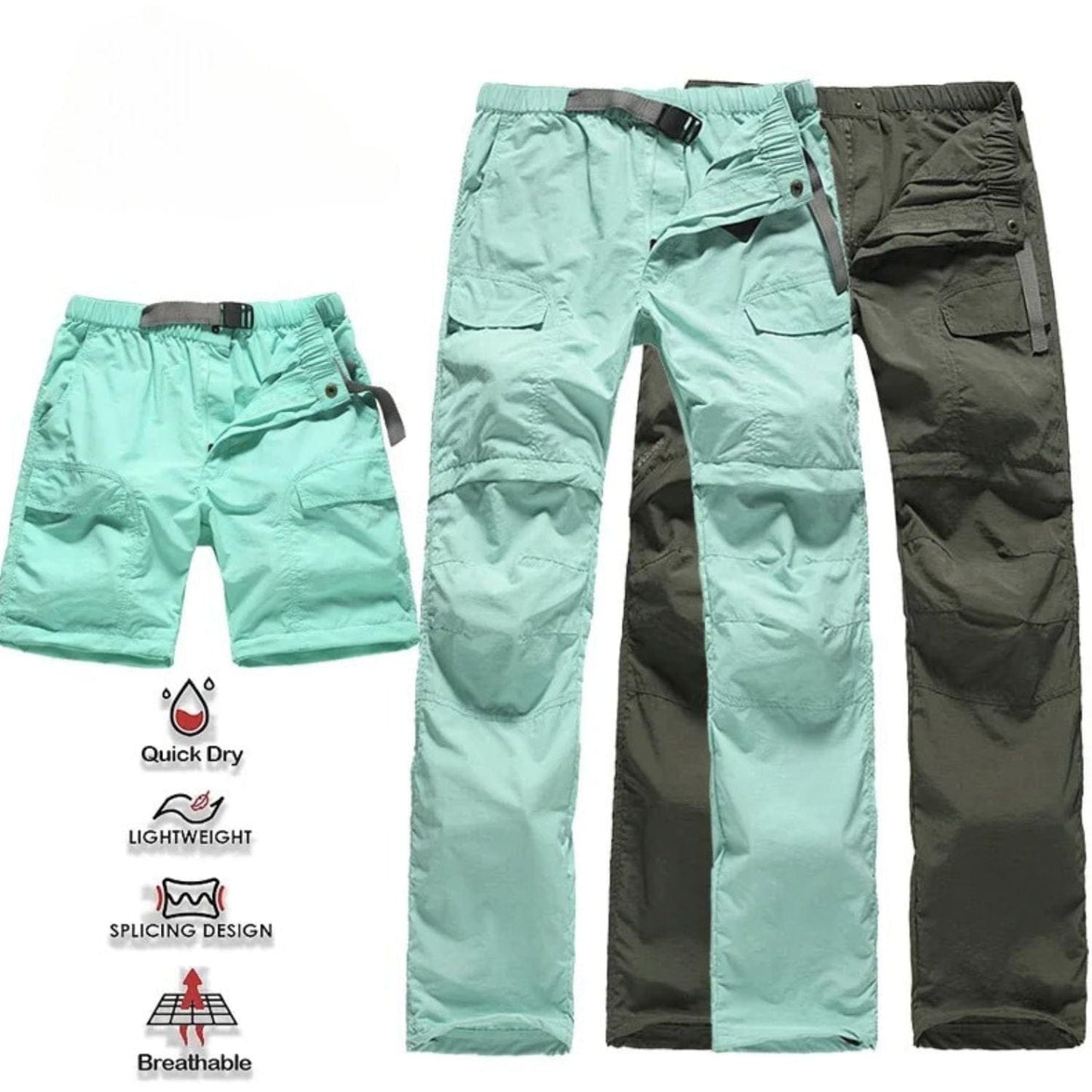 pantalon randonnée modulable femme