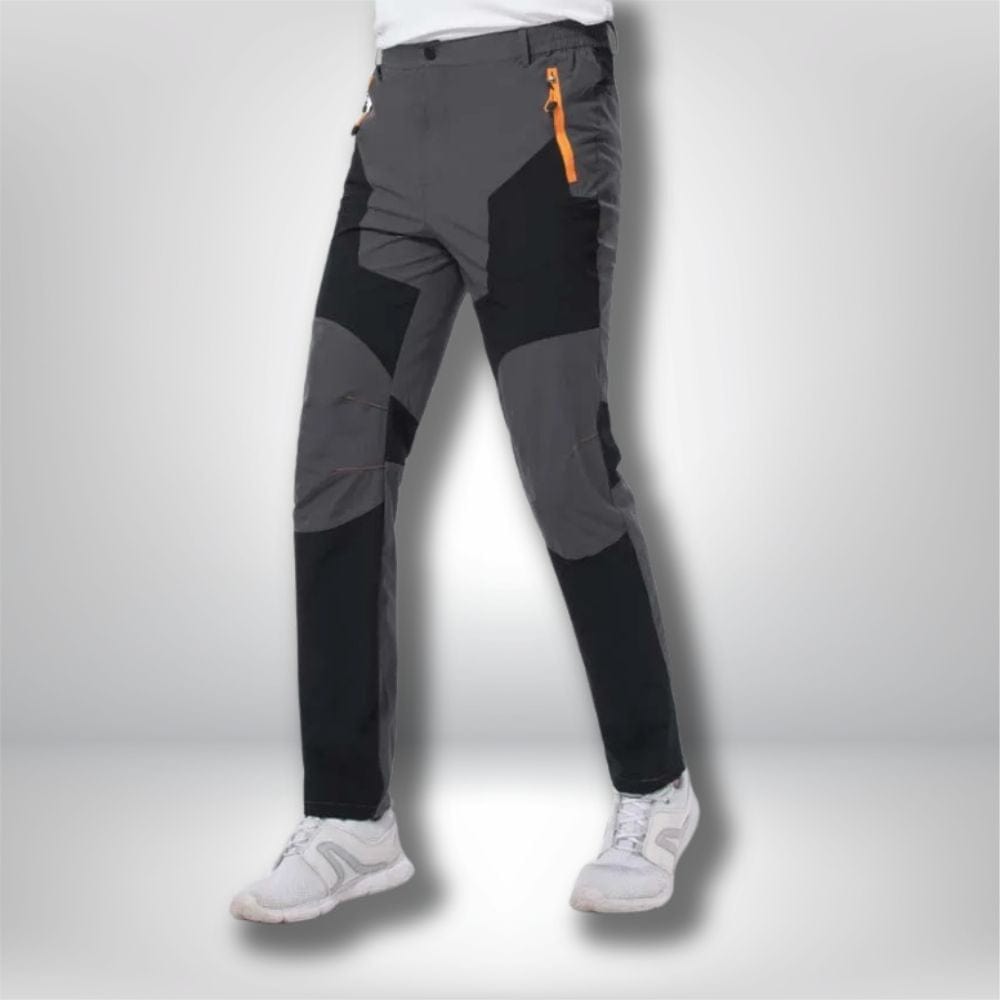 Pantalon randonnée Stretch homme Gris foncé Noir / M