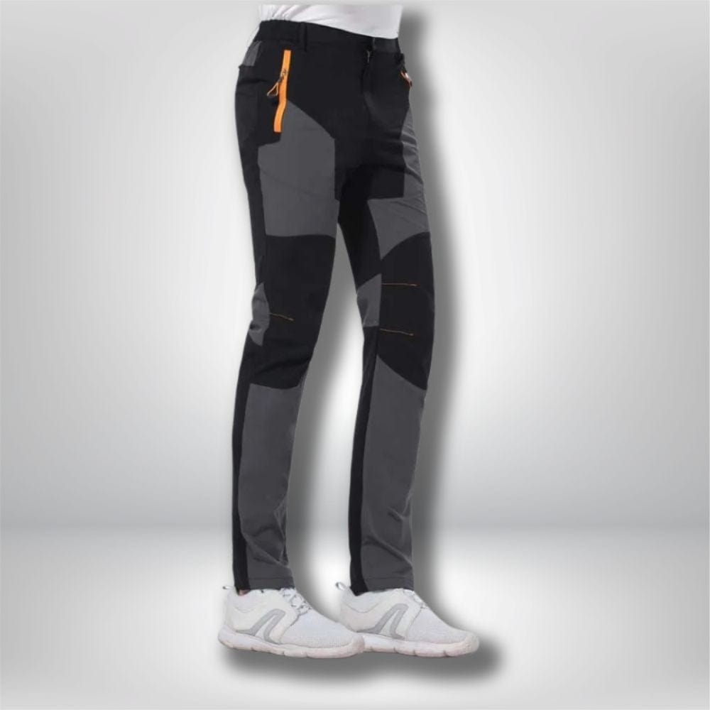 Pantalon randonnée Stretch homme Noir Gris foncé / M