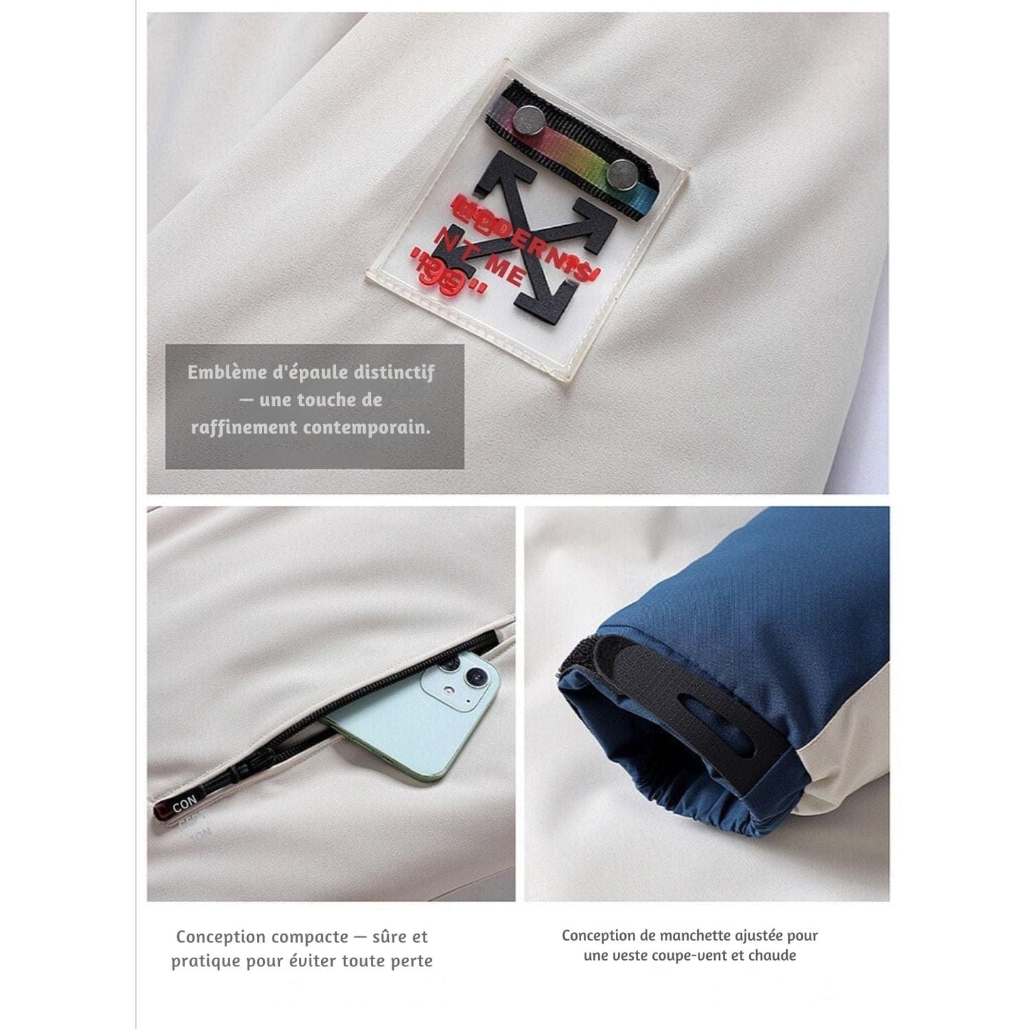 Parka homme chaude et imperméable