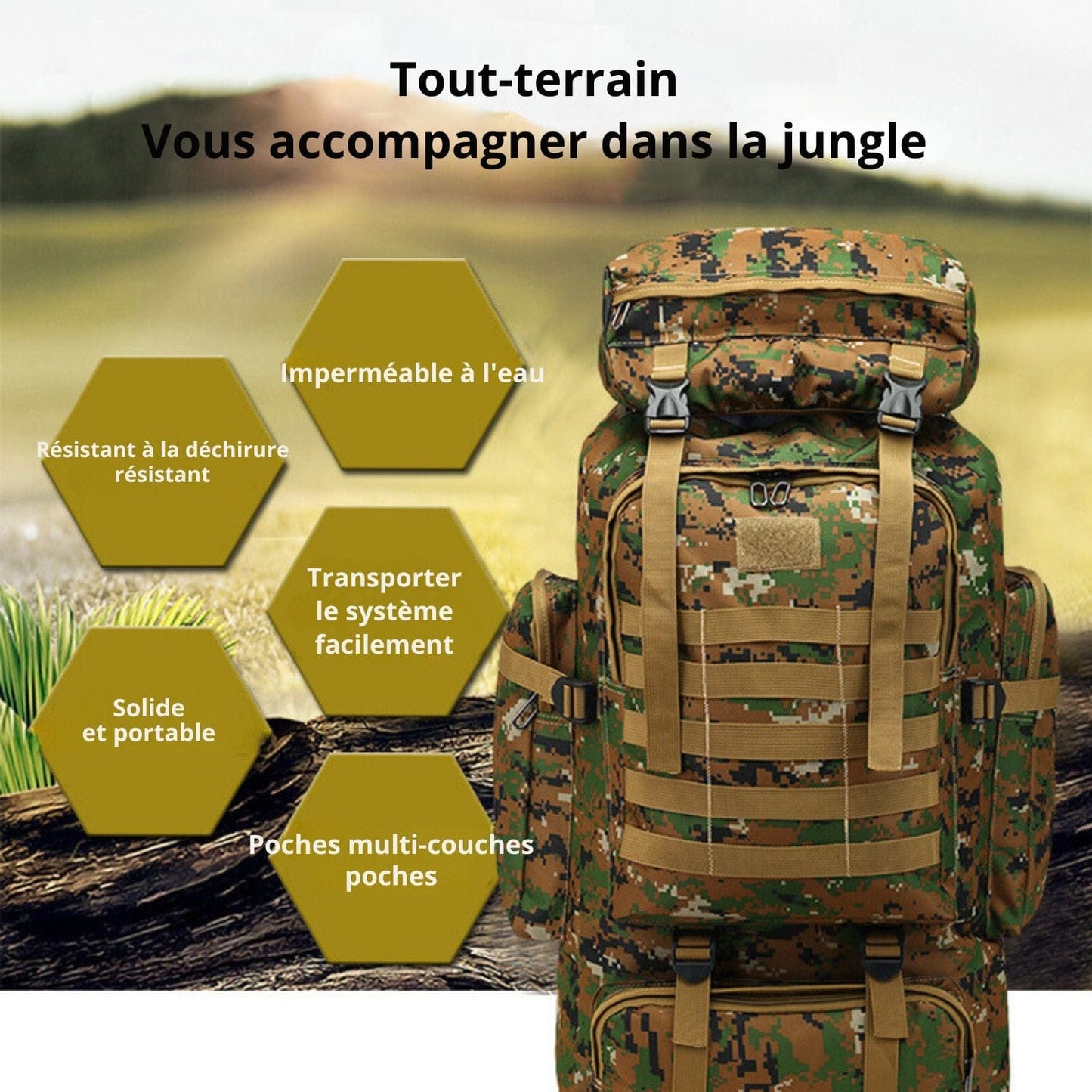 Sac à dos militaire