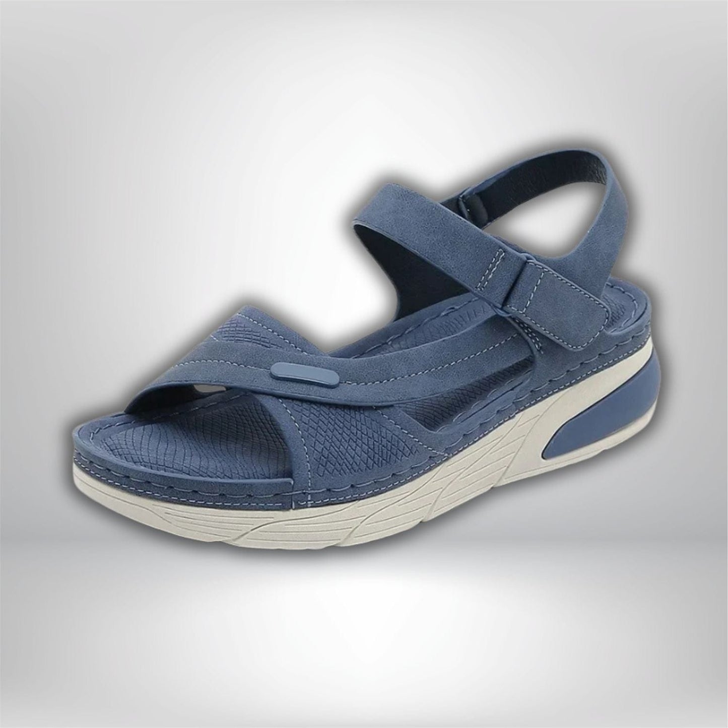 sandale femme confortable pour marcher royal bleu / 42