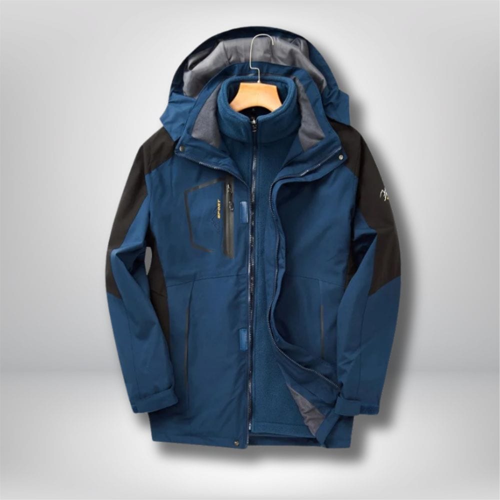 veste chaude randonnée homme Bleu / XL