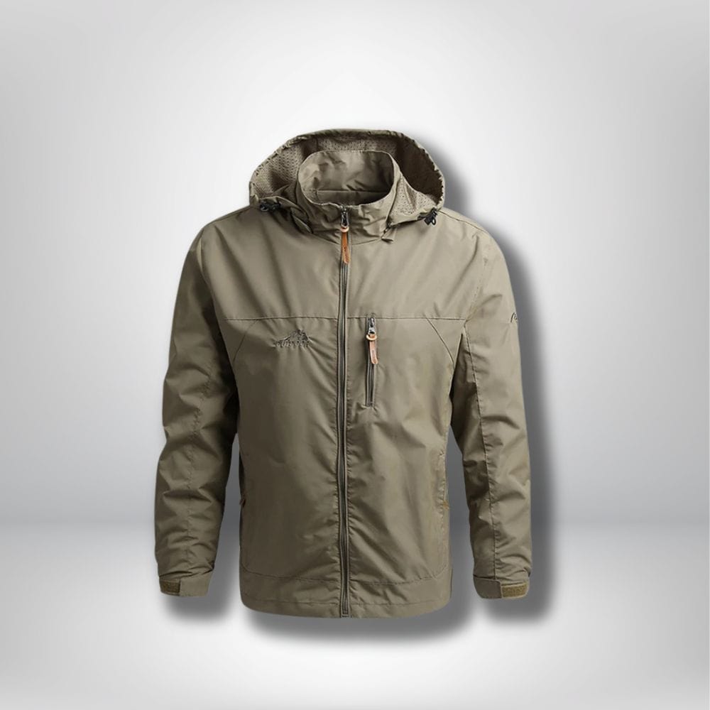 veste coupe vent randonnée homme Kaki -Jacket / M