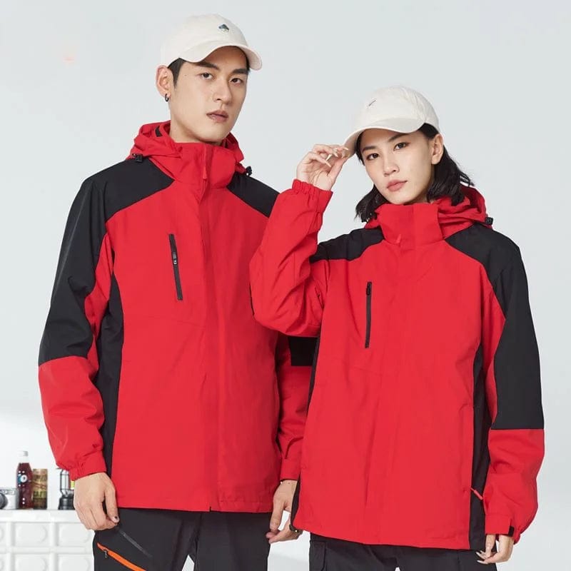 veste de rando rouge / XS