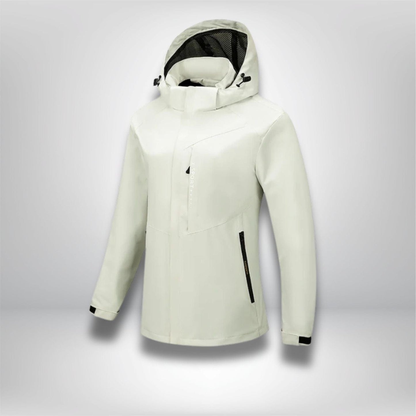 veste imperméable 3 en 1 femme IVOIRE / M