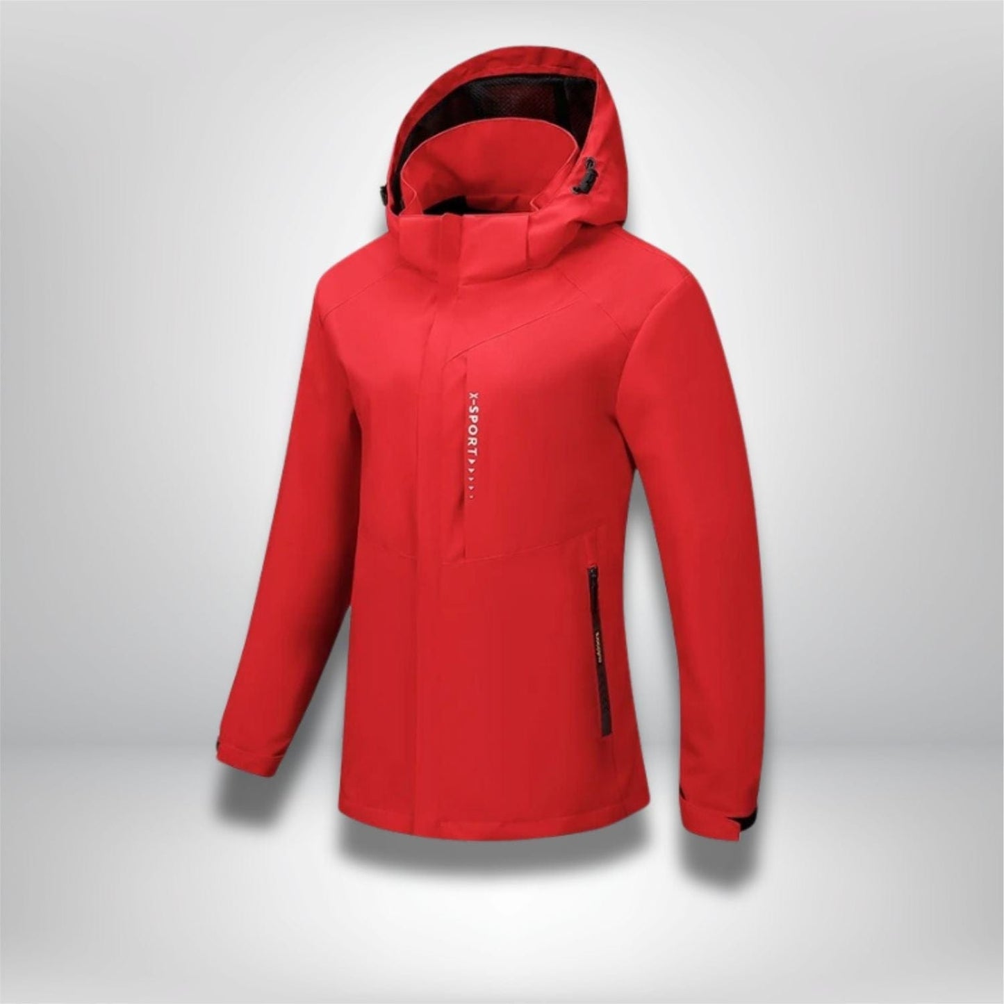 veste imperméable 3 en 1 femme Rouge / M