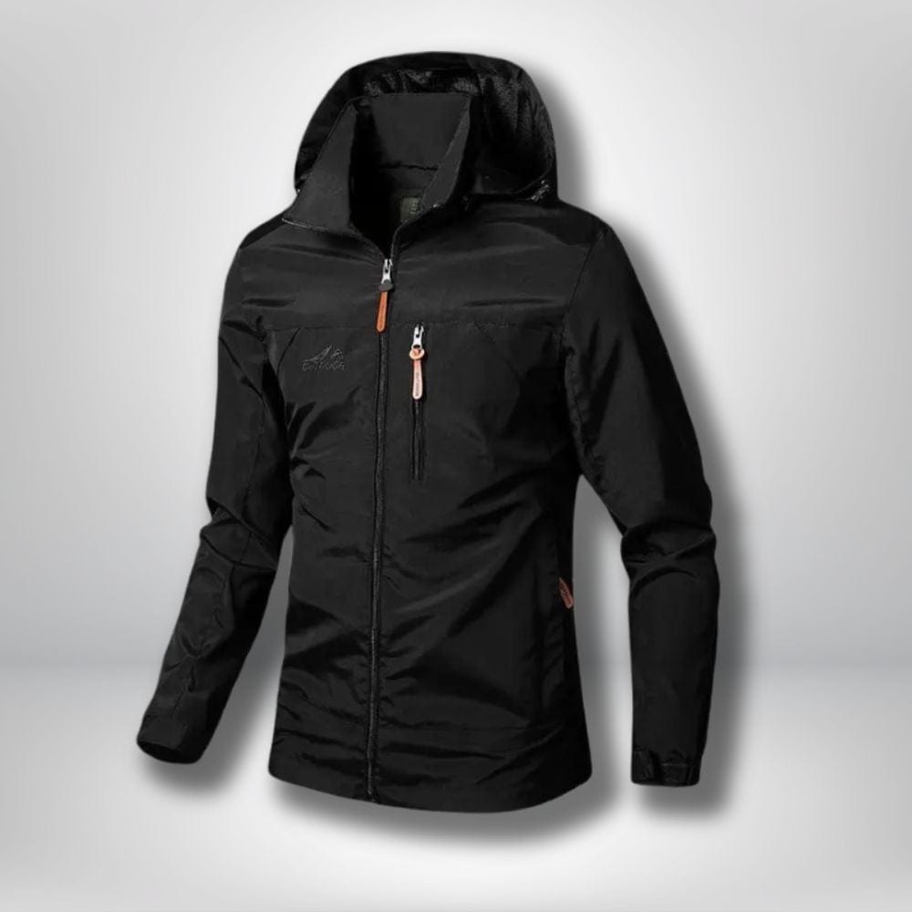 Veste Coupe-vent Imperméable Homme MOKBAY - Style Militaire, Avec Capuche Et Poches, Pour Randonnée Et Quotidien