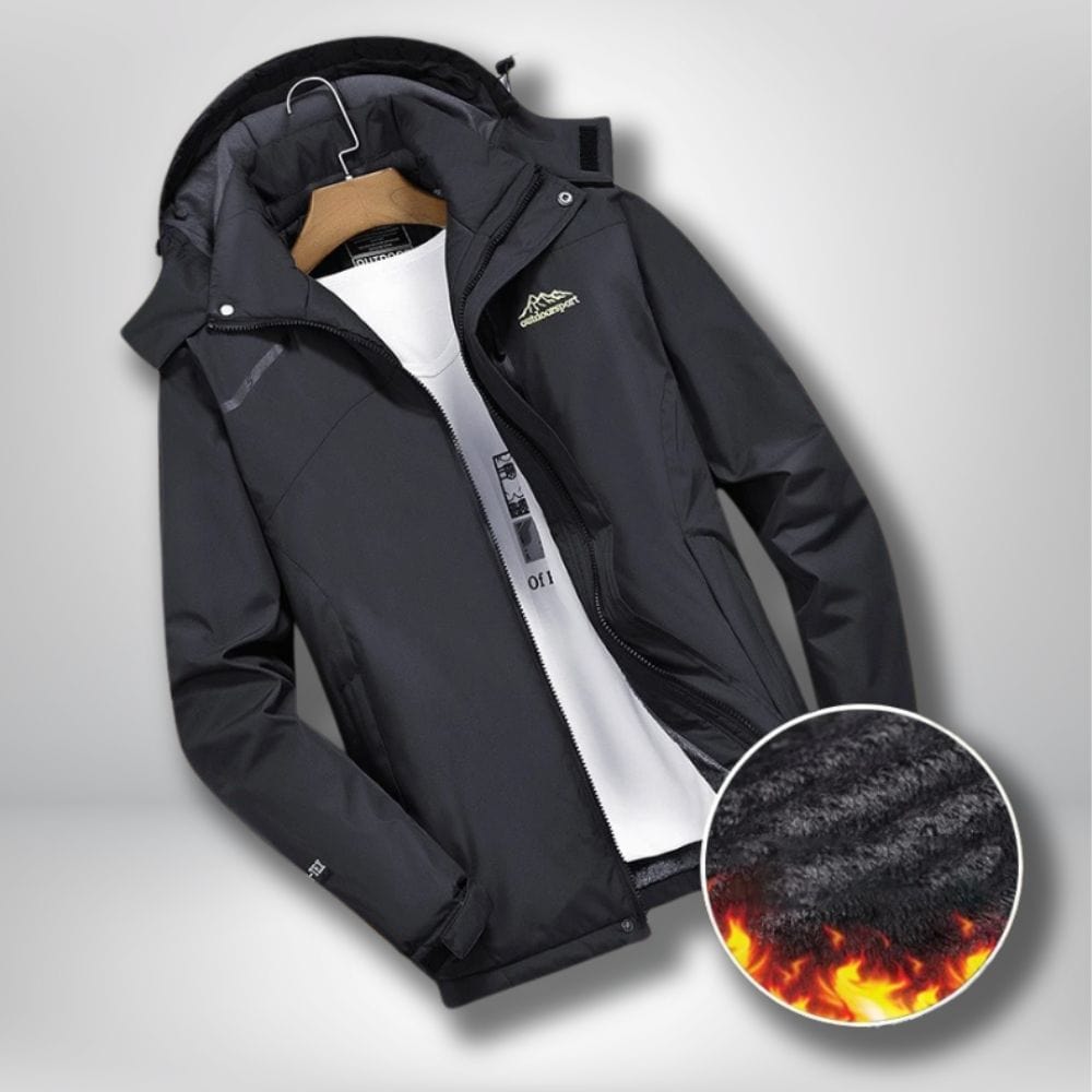 Veste polaire randonnée homme Homme-Noir / M