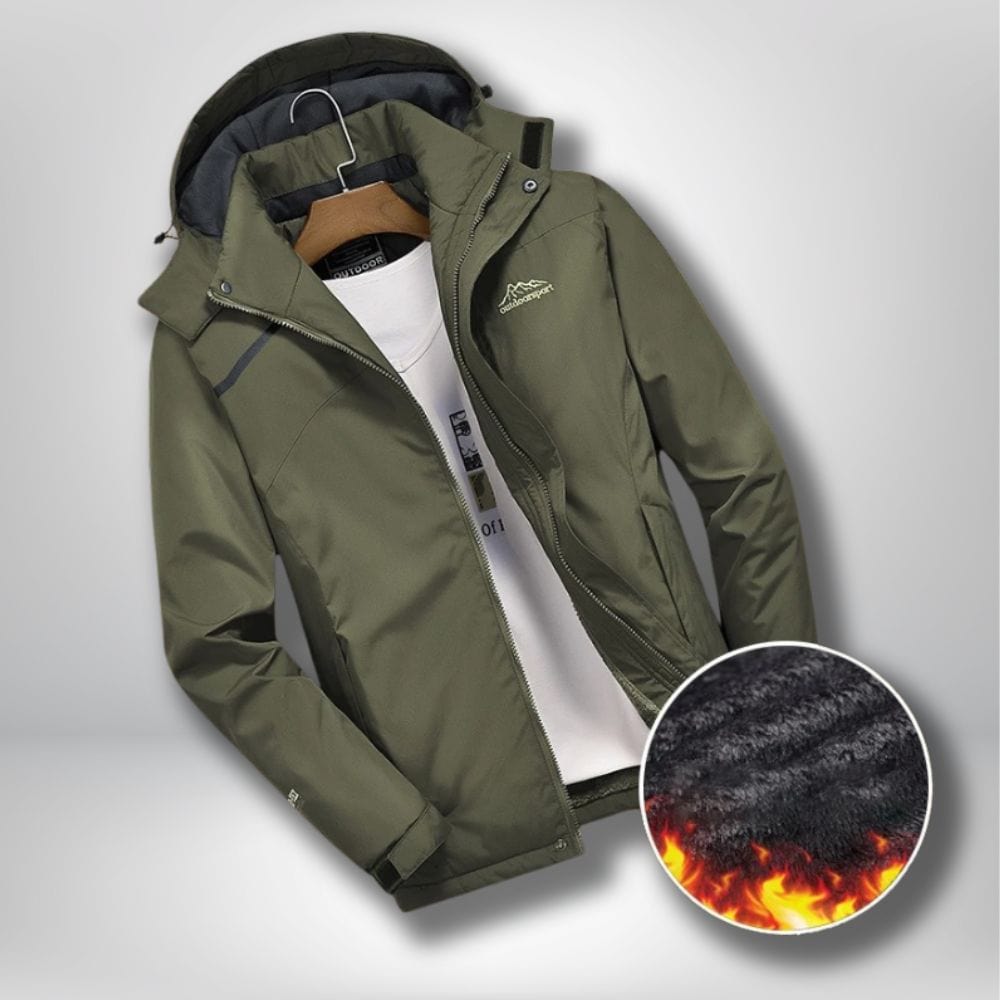 Veste polaire randonnée homme Homme-Vert / M