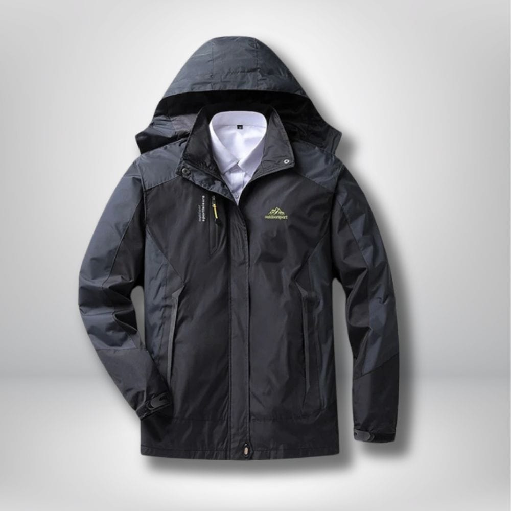 veste randonnée femme imperméable et respirante Noir / M