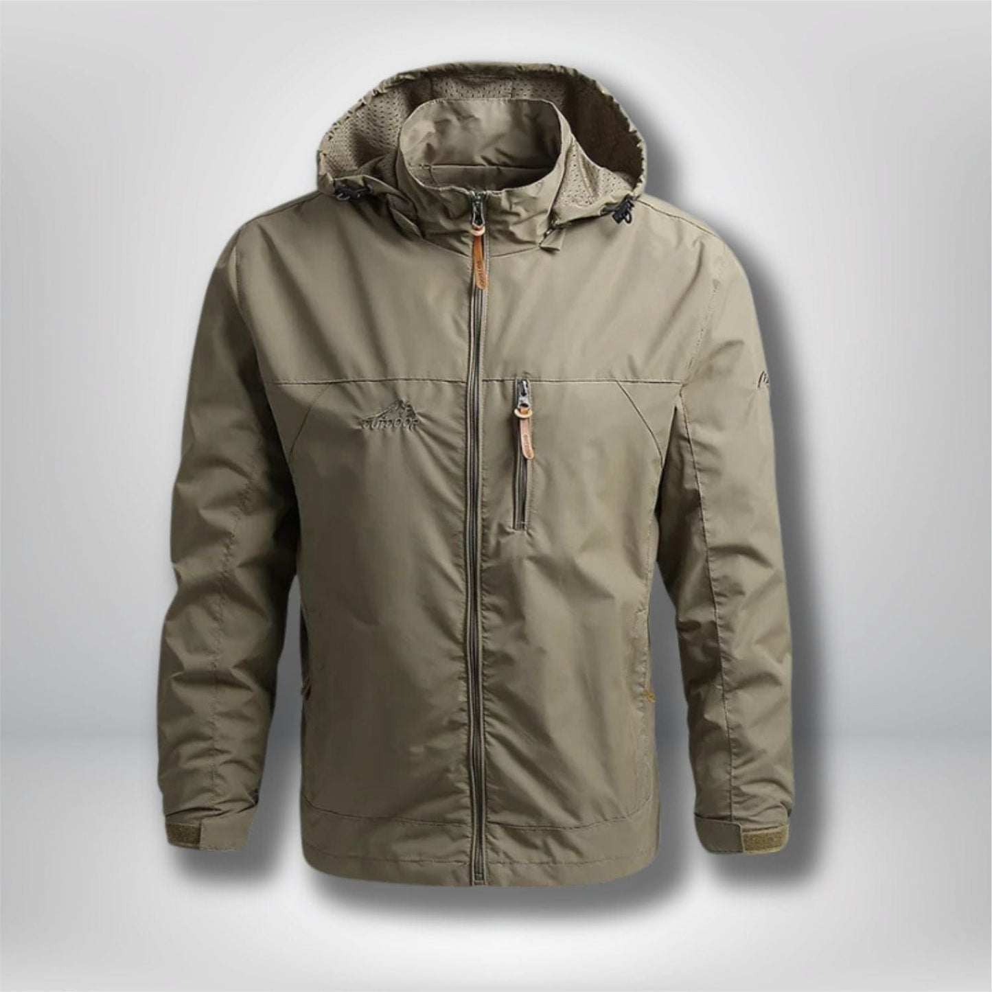 veste randonnée légère imperméable Kaki / 5XL