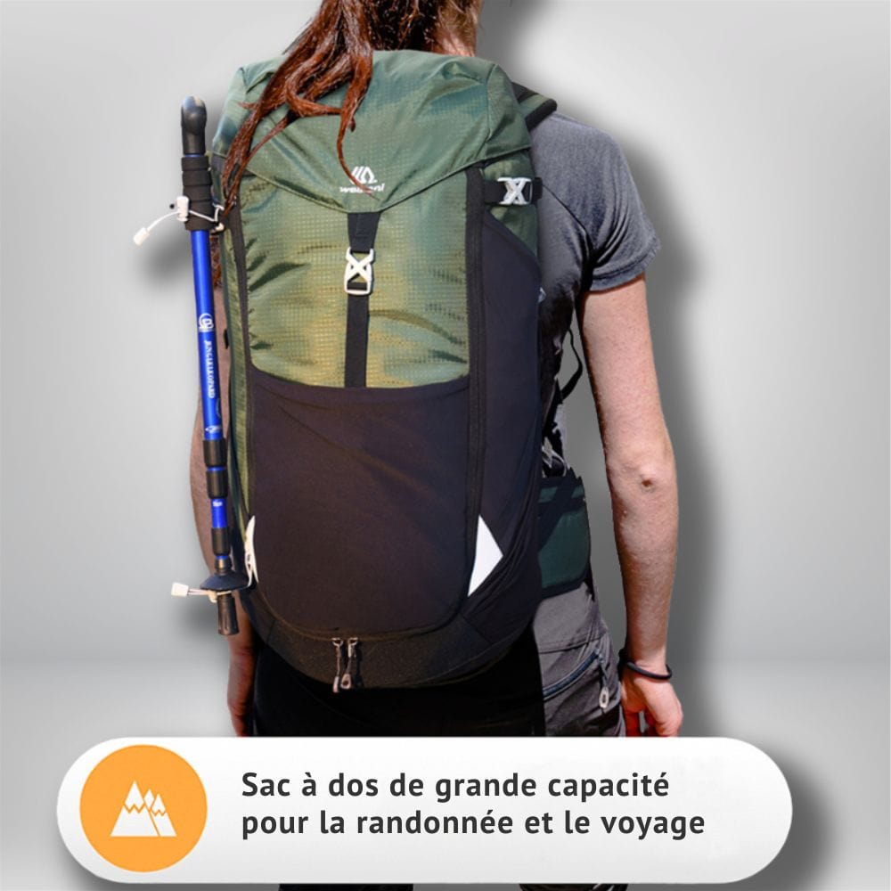 Sac escalade, en Nylon Souple et Étanche 50L<br>"BAG-ALP-50L"