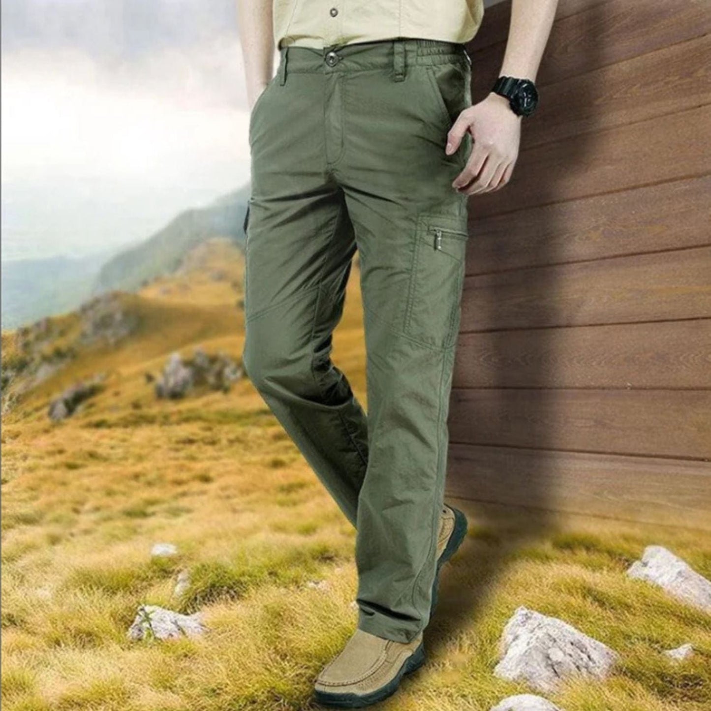 Pantalon de marche homme résistant<br>"TrailMaster"