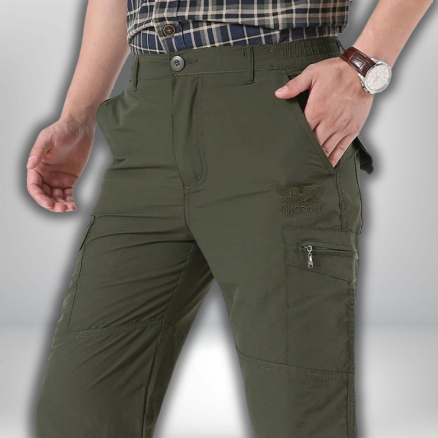 Pantalon de marche homme résistant<br>"TrailMaster"