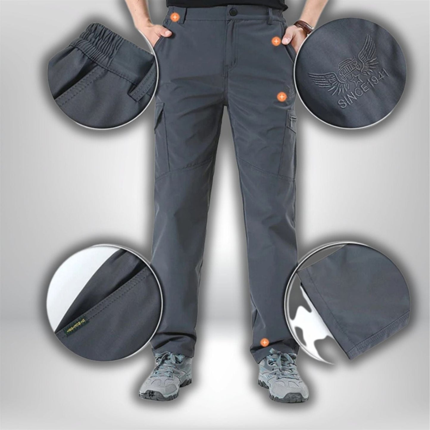 Pantalon de marche homme résistant<br>"TrailMaster"