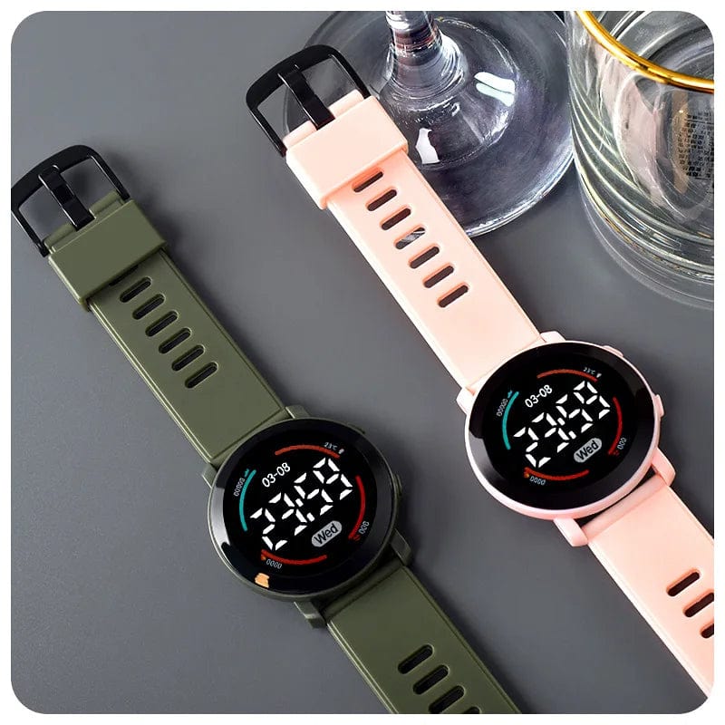 Montre pour enfant sport, affichage LED , résistante à l'eau