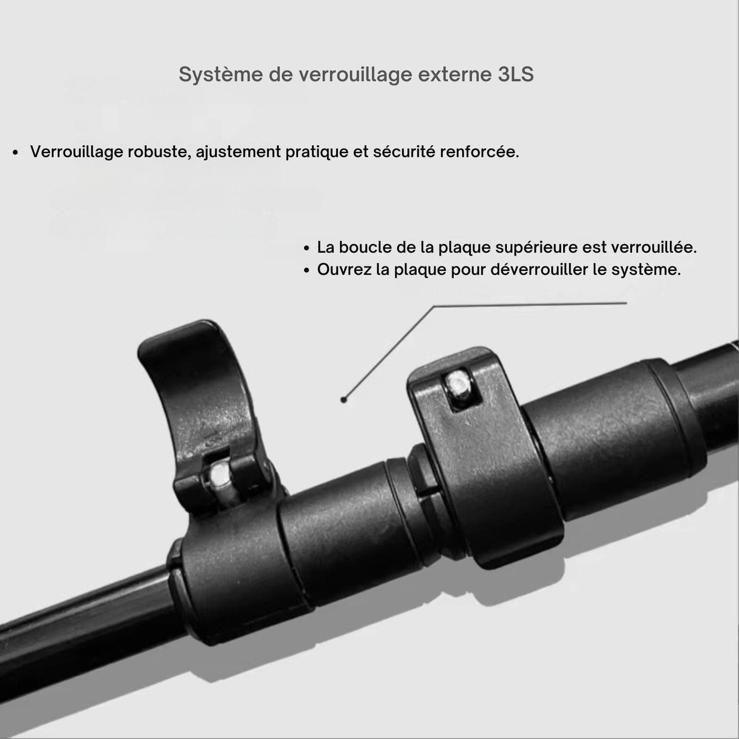 bâton de randonnée télescopique