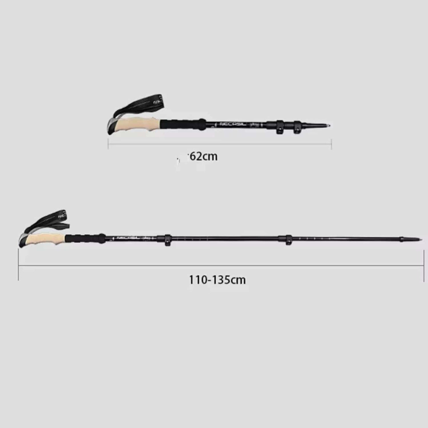 bâton de randonnée télescopique