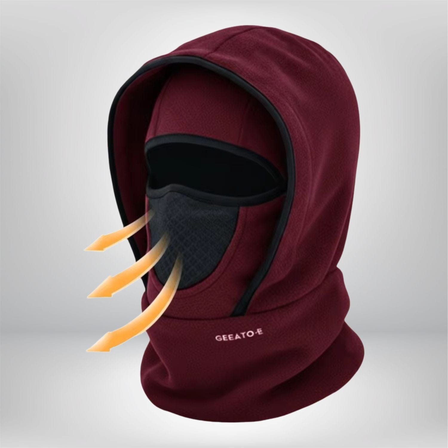 cagoule randonnée hiver Rouge