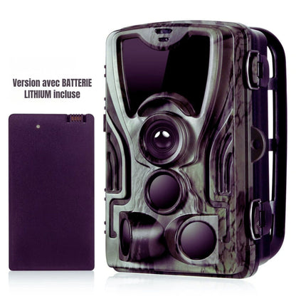 caméra de chasse batterie rechargeable Caméra chasse 20MP + batterie
